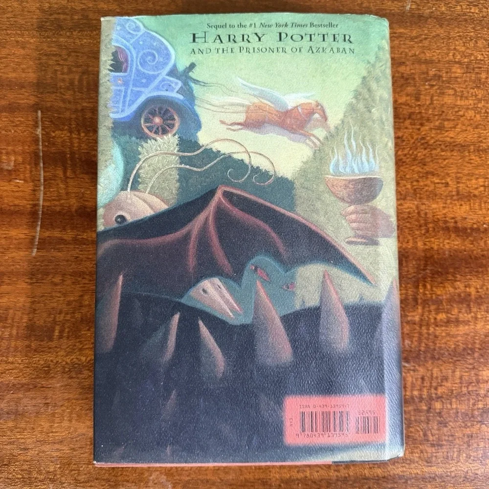 2 Harry Potter 1st American Editions Books-GOBLET OF FIRE - PRISONER OF AZKABAN